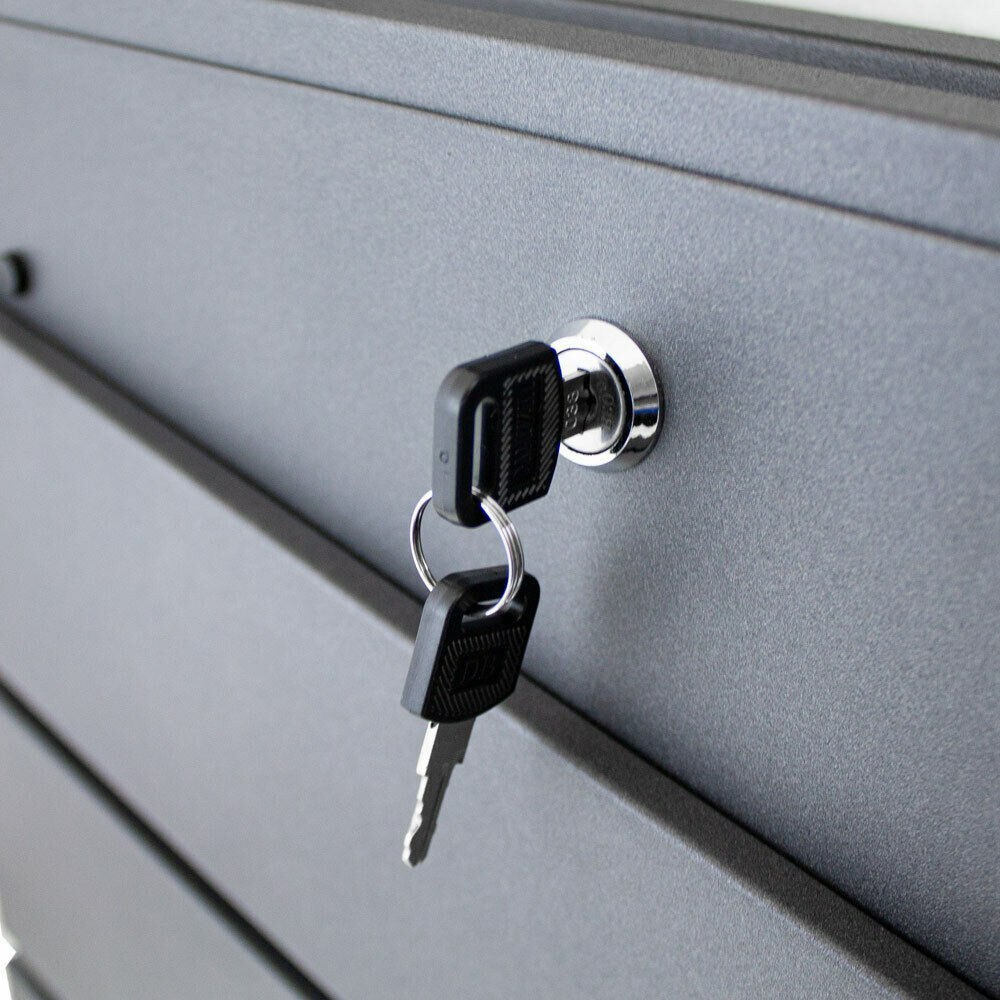 Univerzální velká poštovní schránka na dopisy se schránkou na noviny grafit a inox M18064